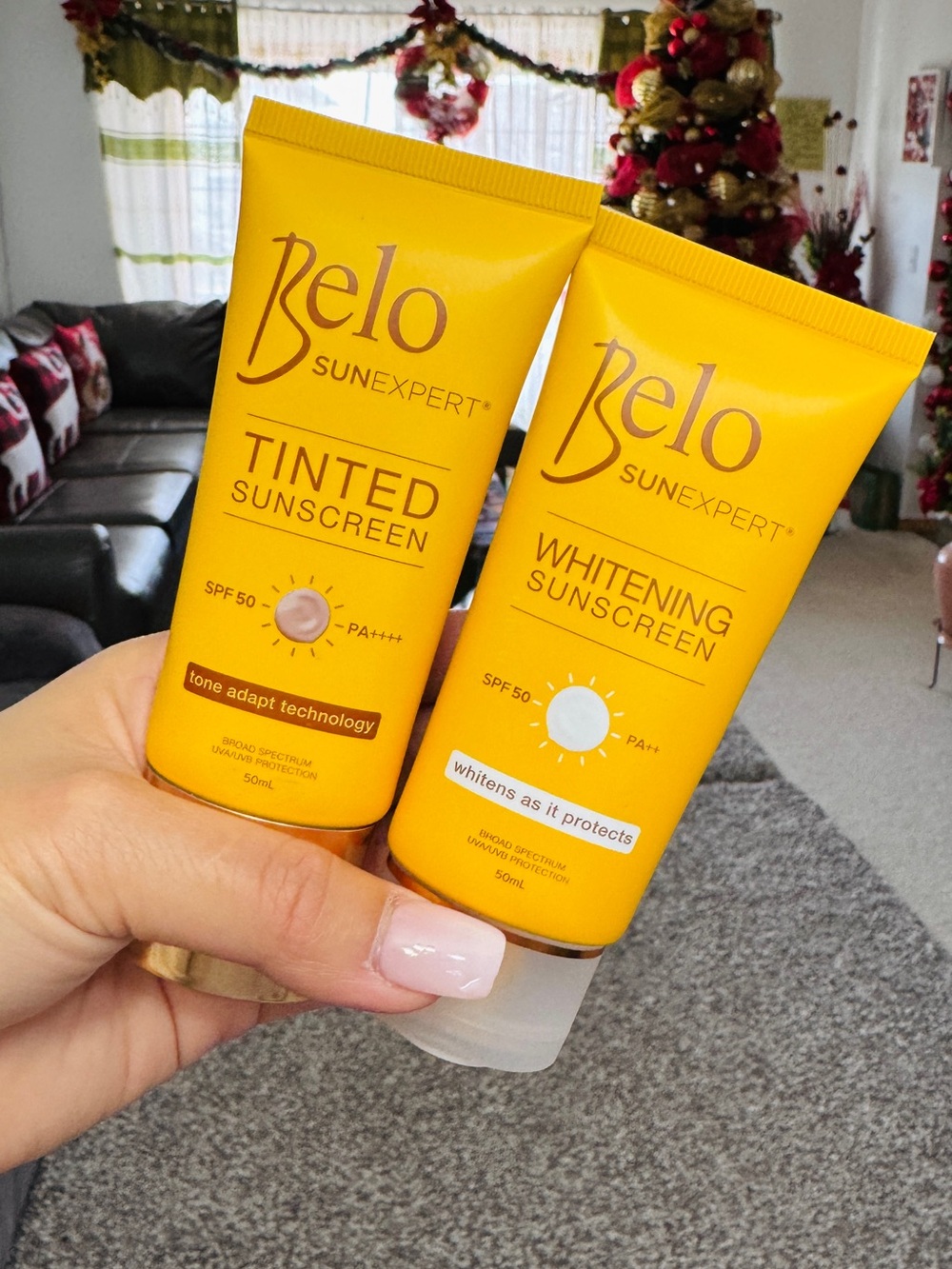 2xBelo Tinted and plain suncreen